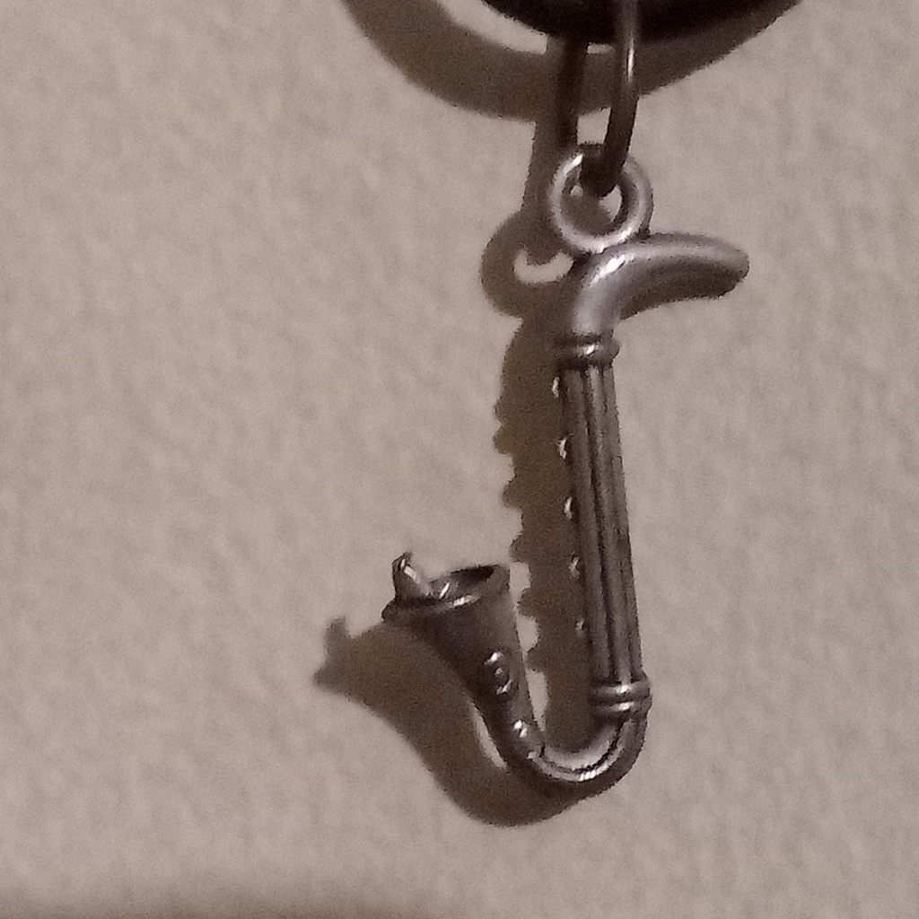 Sax Saxophone Jaw Music Metal Alto Tenor Charm Necklace